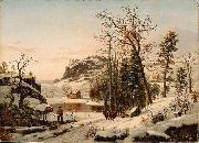 Samuel Lancaster Gerry New England Early Winter Germany oil painting artist
